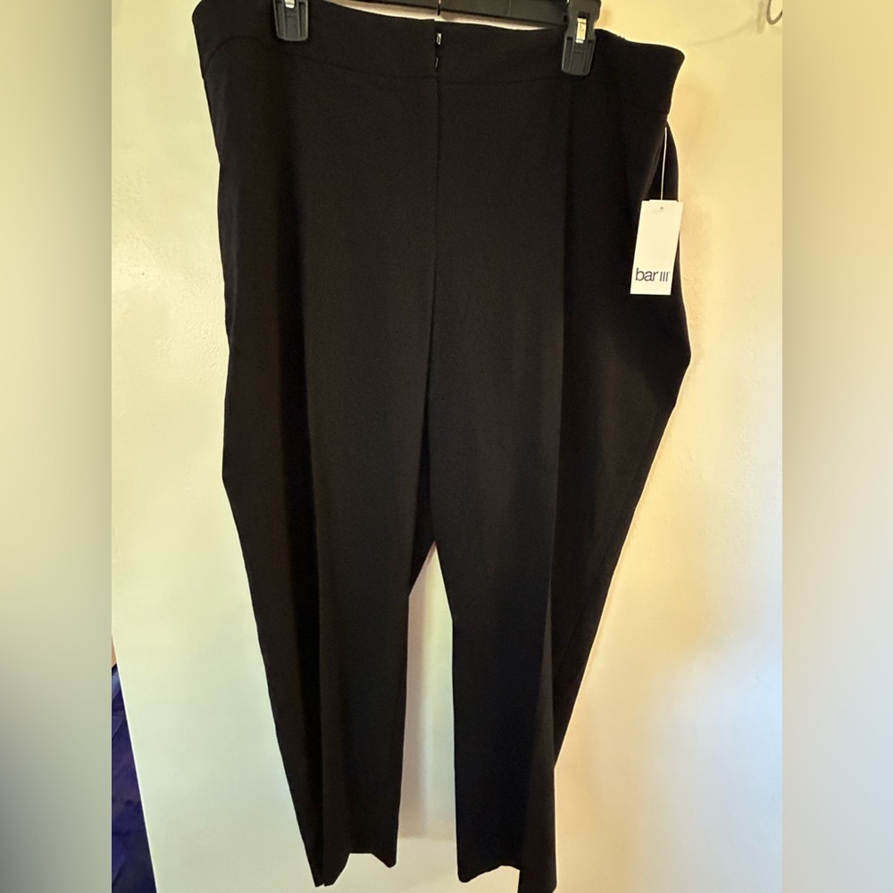 NWT Bar III Pants Black Size 18W